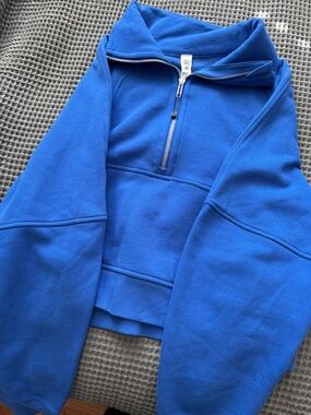Lululemon Blue Quarter-Zip Scuba
